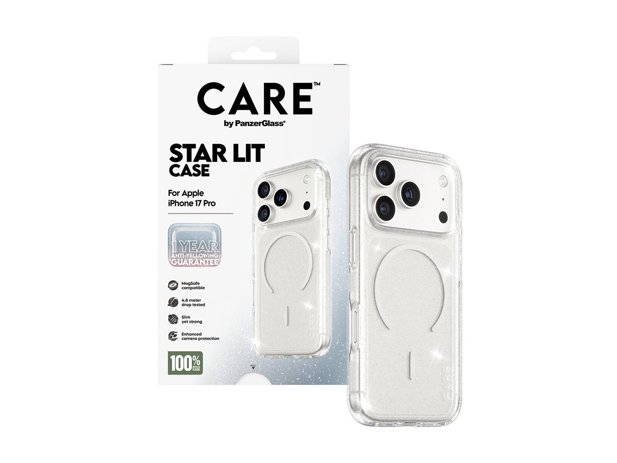 PanzerGlass CARE Apple iPhone 17 Pro Star Lit třpytivý/bílý MagSafe – foto 6