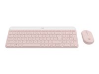 Logitech Slim Wireless Combo MK470 Tastatur og mus-sæt Saks Trådløs