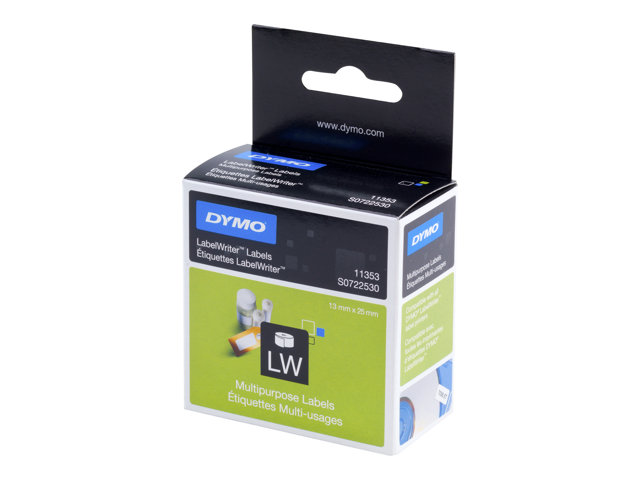 Dymo Labelwriter Multipurpose Labels 1000 Labels 13 X 25 Mm