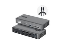 Startech - Station d'accueil - USB-C 3.2 Gen 2 - 2 x HDMI, 2 x DP 