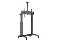 Multibrackets M Motorized Public Floorstand Dual Pillar 180 HD Vogn med hjul Fladt panel/videokonferencelkamera 75'-110'
