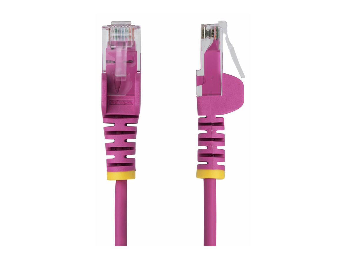 25cm Pink Slim CAT6 Ethernet Cable – foto 3
