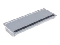 BACHMANN CONI built-in frame Long, 6-way 387x149mm, Ground stainless, Built-in depth 56mm, suitable tabletop thicknesses min. 10mm