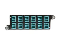 Eaton Tripp Lite Series 40Gb-10Gb Breakout Cassette x3 8-Fiber OM4 MTP/MPO to x12 Dup LC - fibre optic cassette