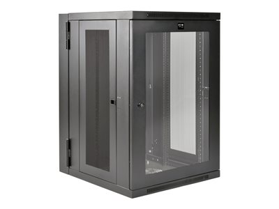 Tripp Lite 18U Wall Mount Rack Enclosure Server Cabinet Deep Acrylic Window