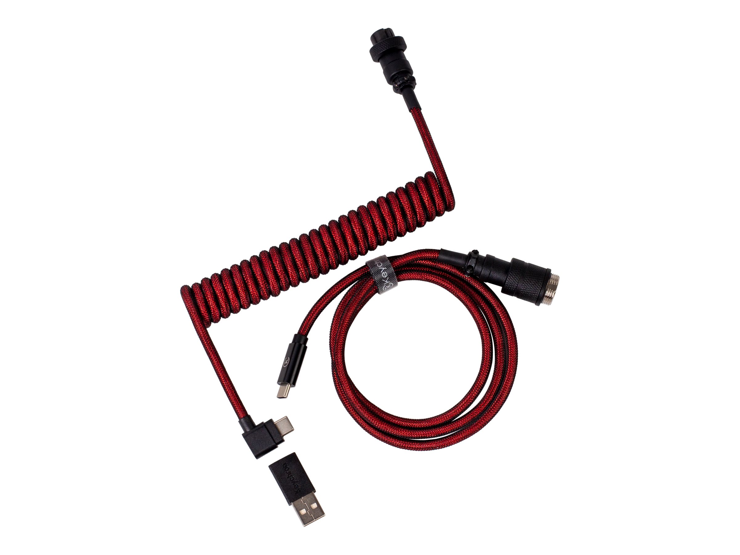Keychron Premium keyboard cable Product shot Multi-angle 79100