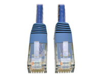 Eaton Tripp Lite Series Cat6 Gigabit Molded (UTP) Ethernet Cable (RJ45 M/M), PoE, Blue, 15 ft. (4.57 m)