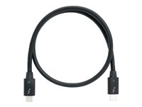 QNAP Thunderbolt 4 USB Type-C kabel 50cm Sort