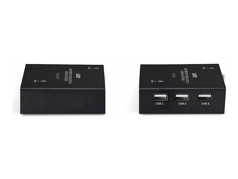 Kit extender KVM DisplayPort 1.2 & USB sur fibre optique, 300m