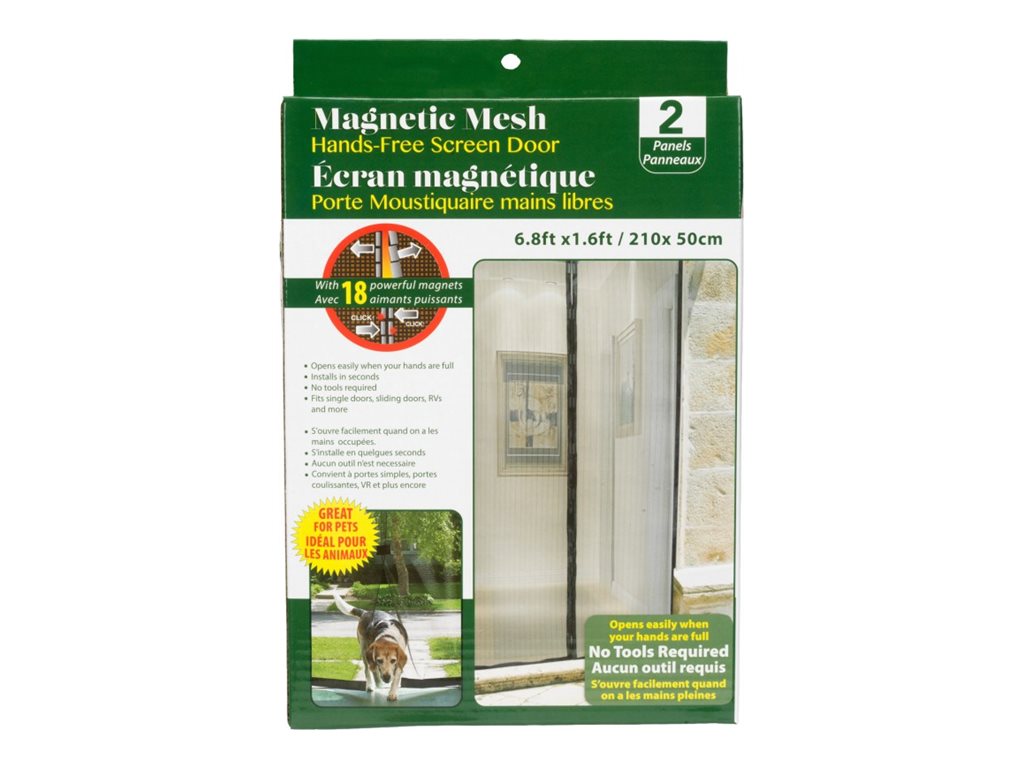 Magnetic Mesh Hands-Free Patio Screen Door - 2x1m