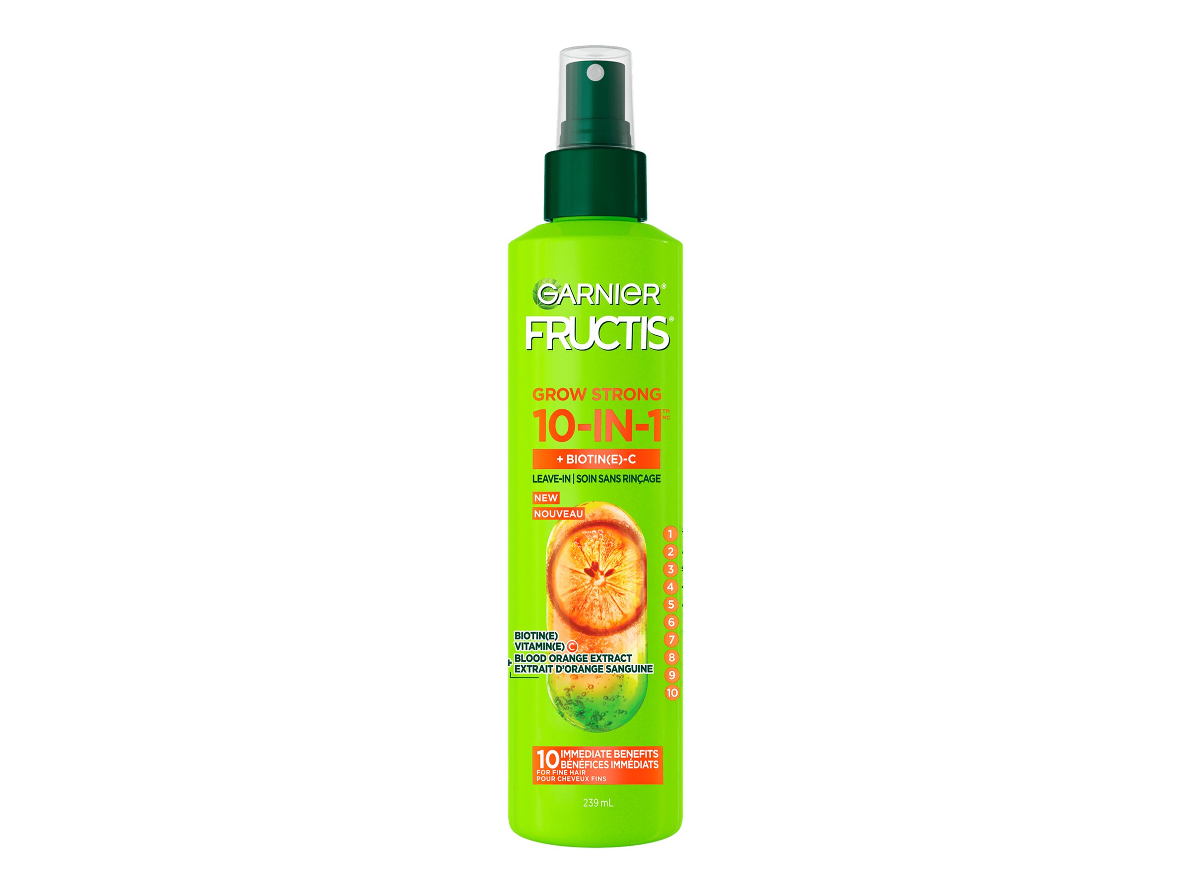 Garnier Fructis Grow Strong 10 in 1 Hair Spray - 239ml