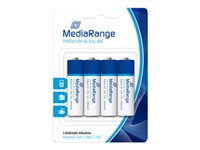 MediaRange Premium AA type Standardbatterier 1850mAh