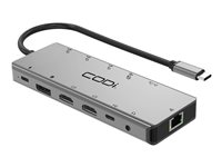 CODi 13-in-1 Multi-Port Docking station USB-C 2 x HDMI, DP GigE