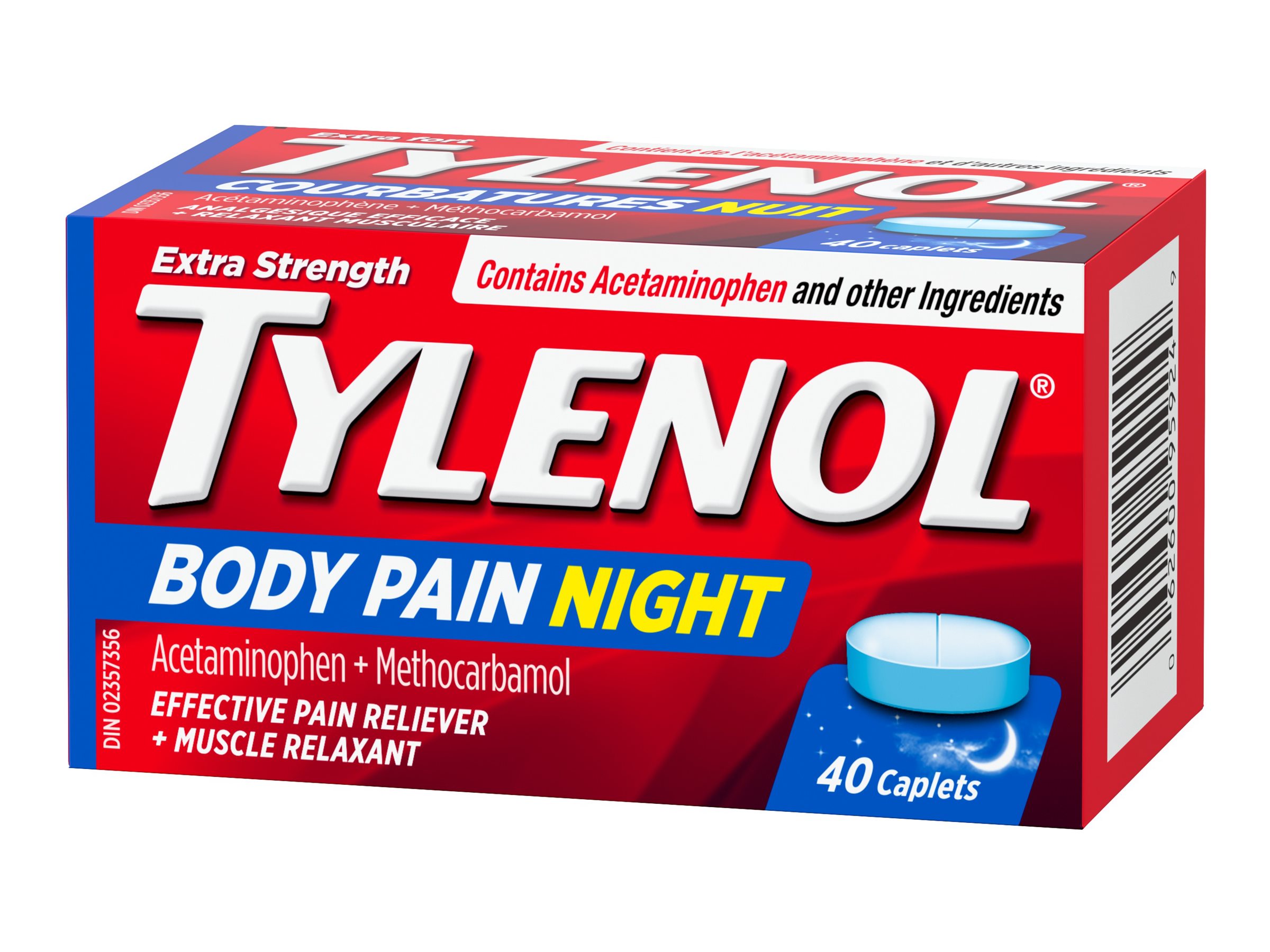 Tylenol* Body Pain Night Extra Strength Caplets - 40's� �