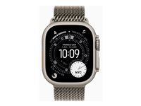 Apple Watch Ultra 3 - natural titanium - Yes smart watch with milanese loop - natural - 64 GB