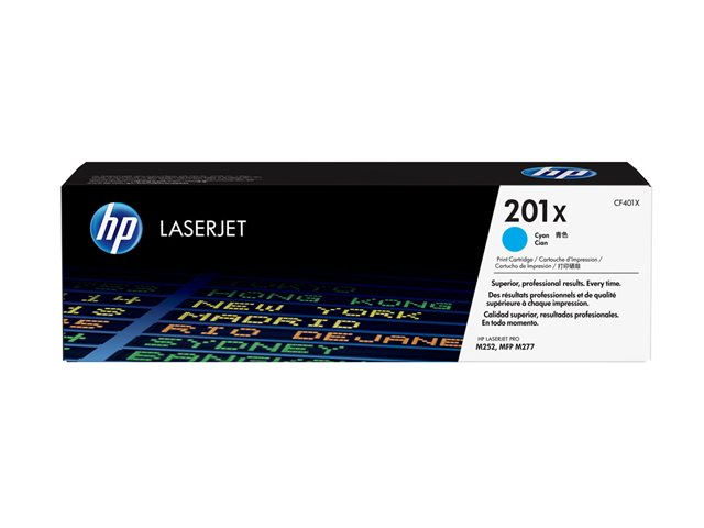 HP 201X Tonercartridge cyan