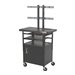 BALT Height Adjustable Flat Panel TV Cart