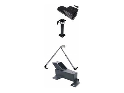 Havis Premium - Mounting kit (heavy duty vehicle specific base plate, heavy duty pole with height adjust handle, swing arm, tilt/swivel motion device, stability support arm)