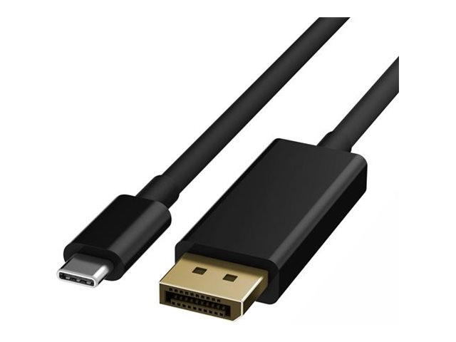 Dynamix adapter cable USB-C / DisplayPort 2 Product shot Right-angle 79400