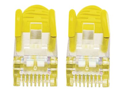 INTELLINET Patchkabel Cat6a-Stecker/Cat7-Rohkabel 0,25m gelb