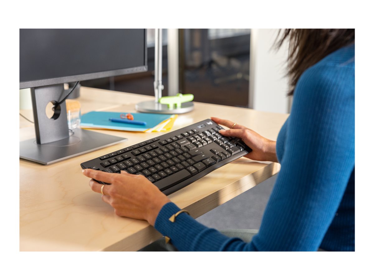 Logitech MK370 Combo for Business - klávesnice a sada myši - QWERTY - US mezinárodní - grafit Vstupní zařízení – foto 5
