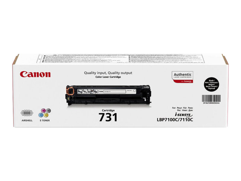 CANON CARTOUCHE TONER 731 BK PO