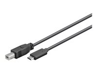 MicroConnect USB 3.2 Gen 1 USB Type-C kabel 1.8m Sort
