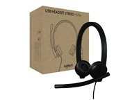 Logitech H570e Headset on-ear wired USB-C Certified for Mic