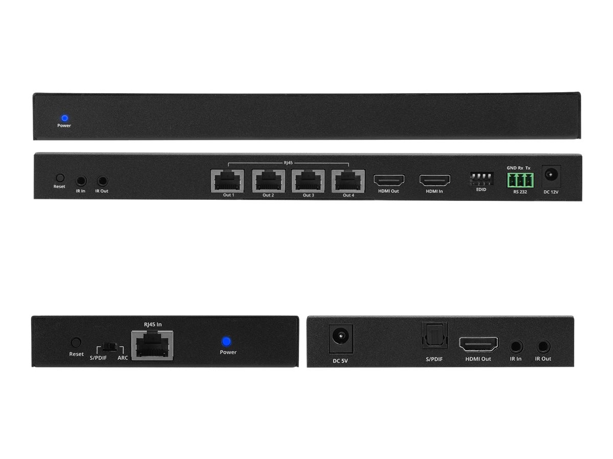 SIIG HDMI Over IP Extender With IR - Receiver - Video/audio/infrared