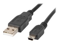 Lanberg USB 2.0 USB-kabel 1.8m Sort