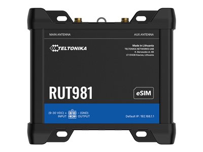 TELTONIKA NETWORKS RUT981 eSIM 4G Router IoT-Geräte