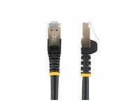 Startech 1.5m CAT6A Ethernet Cable, 10 Gigabit Shielded Snagless RJ45 100W PoE Patch Cord, CAT 6A 10GbE STP Network Cable w/S