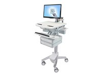 Ergotron StyleView cart - open architecture - for LCD display / keyboard / mouse / CPU / notebook / scanner - with LCD arm, 2