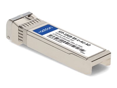 AddOn - SFP+ transceiver module (equivalent to: Aruba Networks SFP-10GB-BX-U-AU)