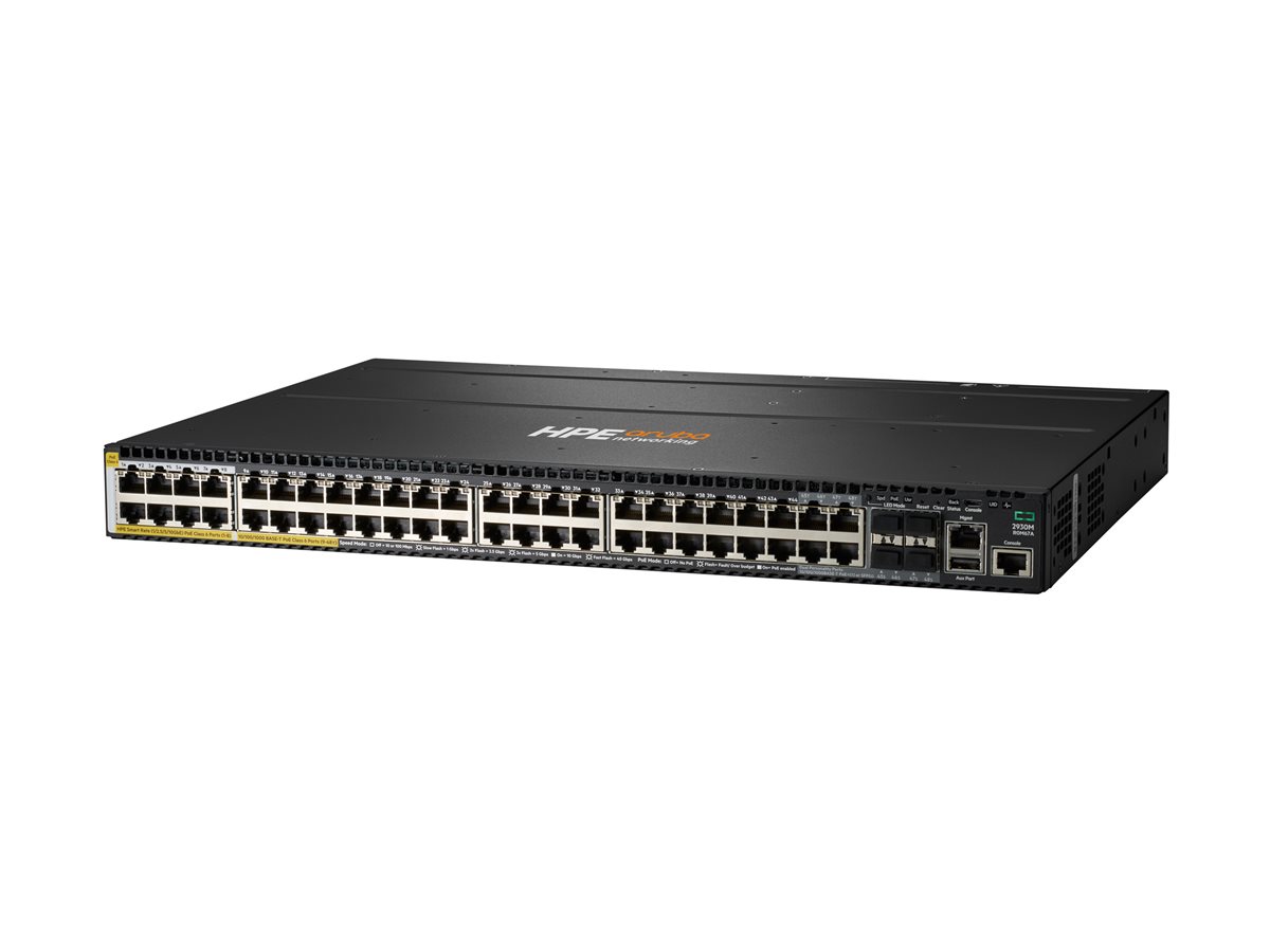 HPE Aruba 2930M 40G 8SR PoE Switch