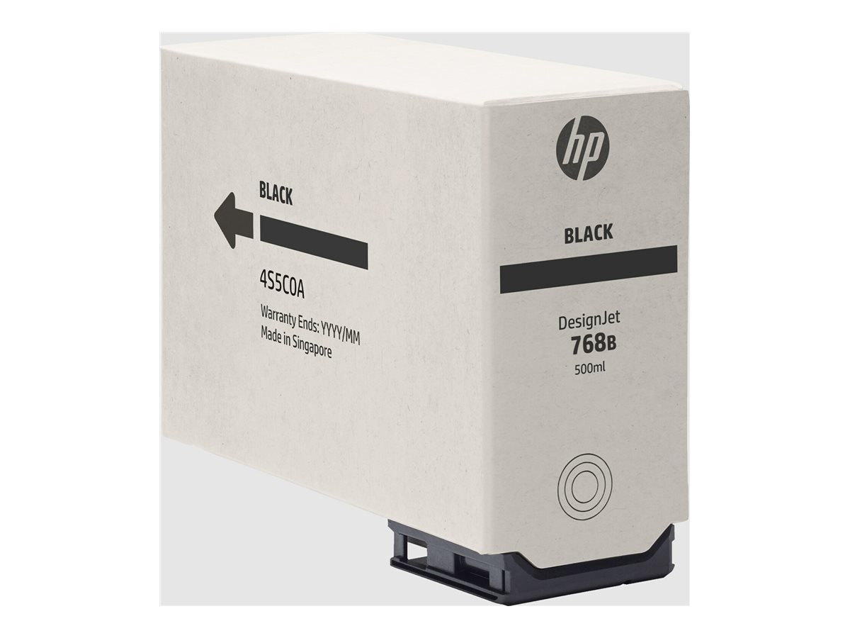 HP 768B black original DesignJet ink Product shot Left-angle 79750