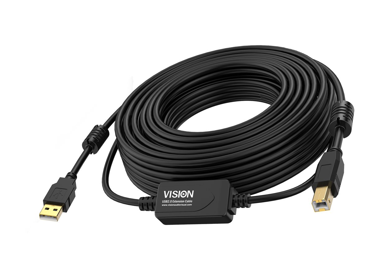 Cable USB 2.0 de 10 m -...