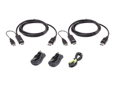 10FT SINGLE DISPLAY DISPLAYPORTUNIVERSAL SECURE KVM CABLE KIT