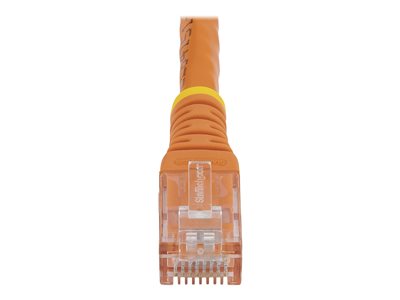 Startech 6ft CAT6 Ethernet Cable, 10 Gigabit Molded RJ45 650MHz 100W PoE Patch Cord, CAT 6 10GbE UTP Network Cable with Strain Relief, Orange, Wiring is UL Certified/TIA