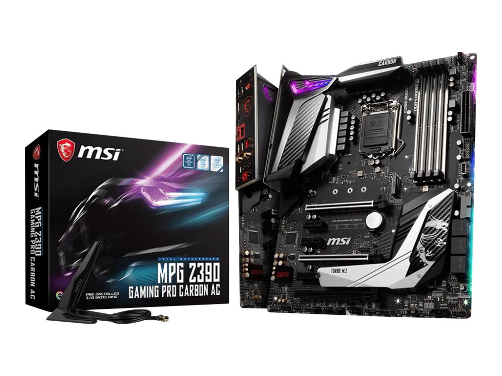 MSI MPG Z390 GAMING PRO CARBON 動作未確認 MSI MPG Z390 GAMING PRO CARBON AC | Overview, Specs, Details
