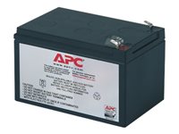 APC Replacement Battery Cartridge #4 - UPS battery Lead Acid - black - for Back-UPS 650VA; Back-UPS Pro 650, 650VA; Smart-UPS 620, 620VA; Smart-UPS v/s 650VA