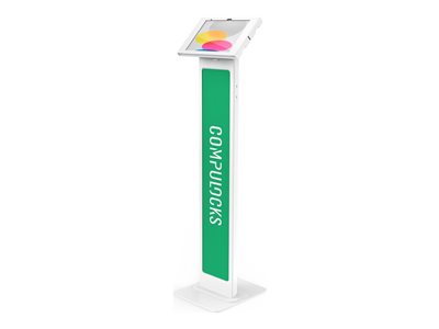 Compulocks iPad 10th-11th (A16) Gen Swell Enclosure Brandable Floor Stand White