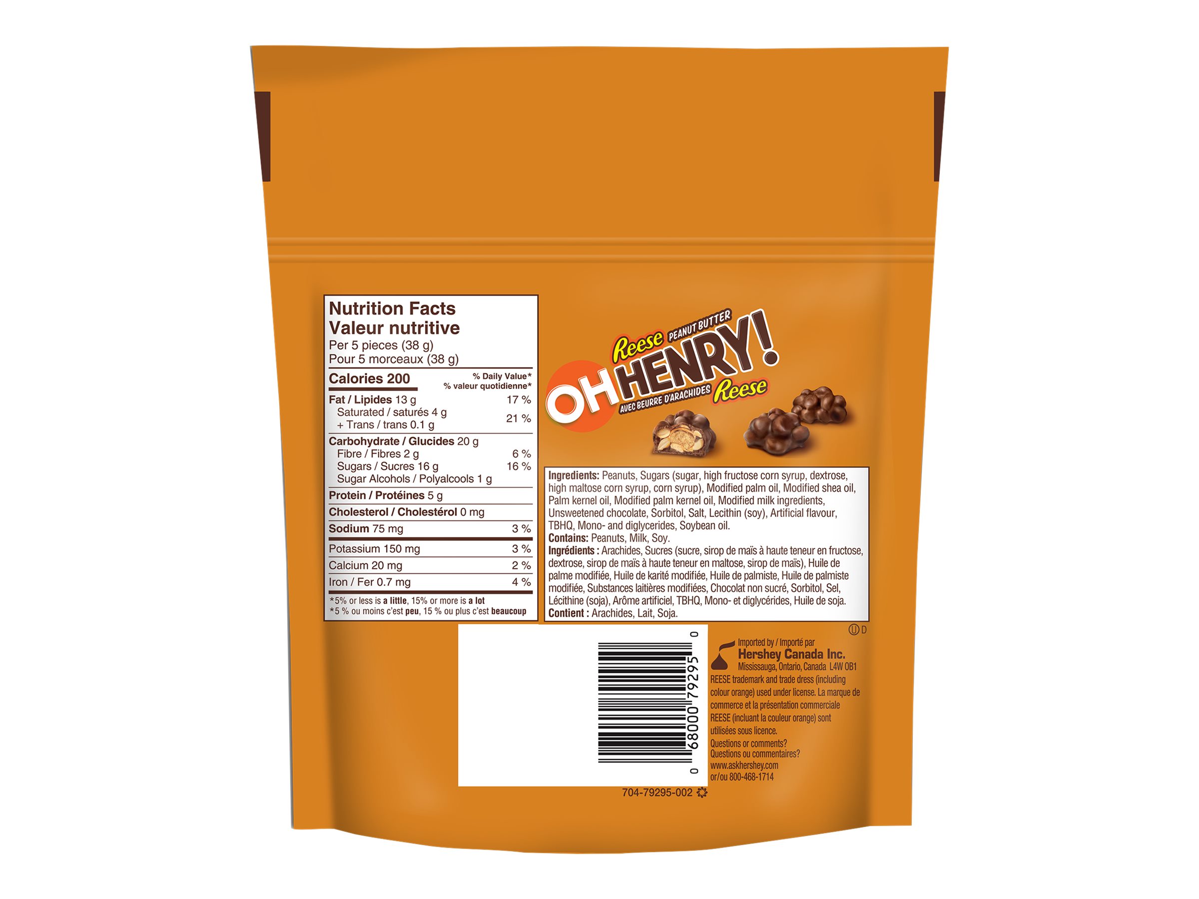 Oh Henry! Reese Peanut Butter - 180g