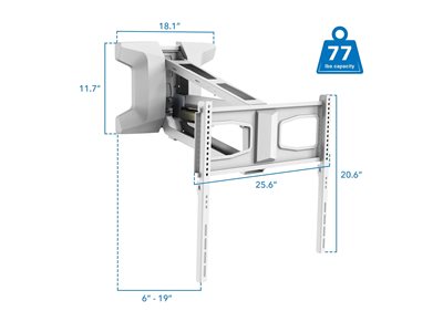 Mount-It! MI-386W - Mounting kit (wall mount)