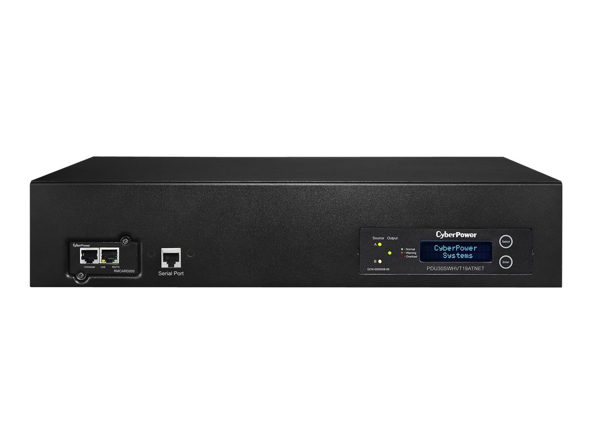 CyberPower Switched Series PDU30SWHVT19ATNET