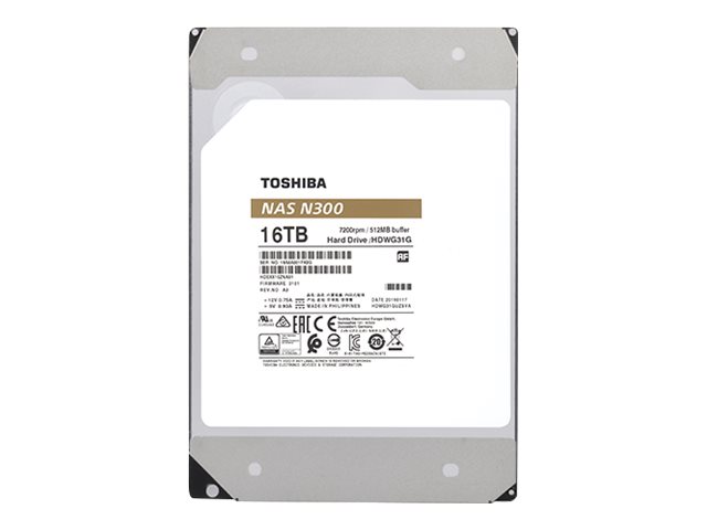 Dysk Toshiba X300 HDWG31GUZSVA 3,5'' 16TB SATA 7200 256MB BULK