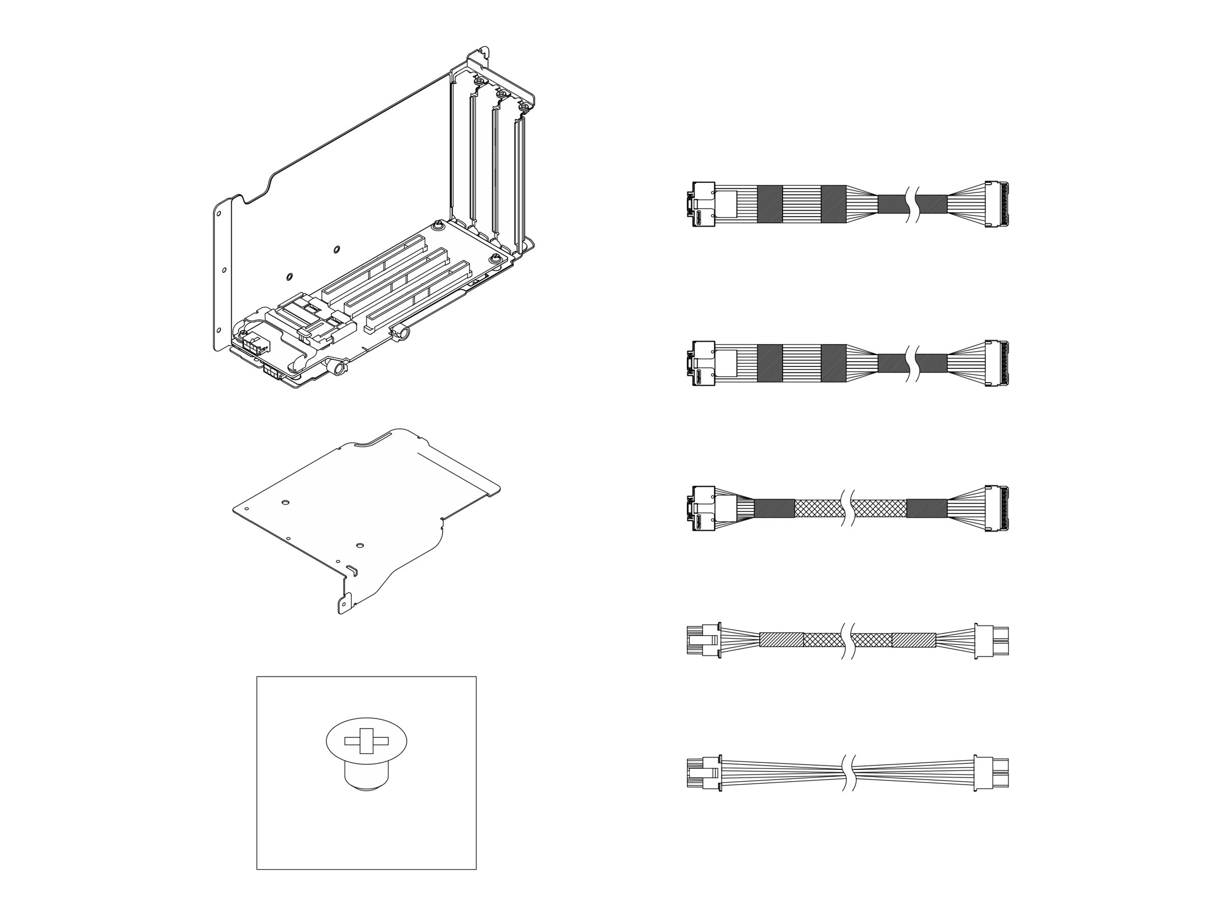Lenovo - Server riser kit