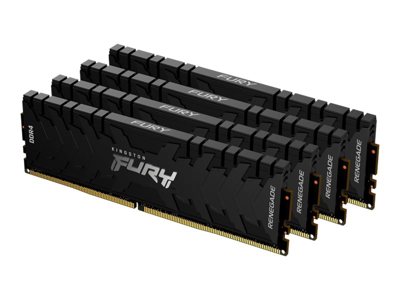 DDR4 64GB 3600-16 Renegade 1Gx8 kit of 4 Kingston Fury