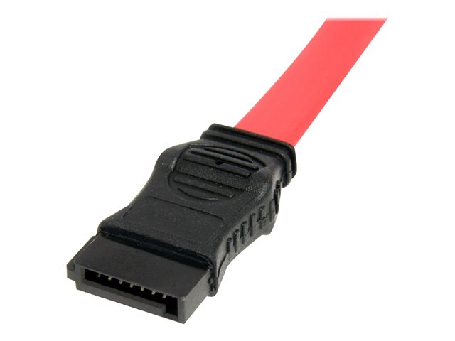Image of StarTech.com 20in Slimline SATA to SATA with LP4 Power Cable Adapter - slim SATA Adapter - slimline Adapter - slim SATA to SATA (SLSATAF20) - SATA cable - 50.8 cm