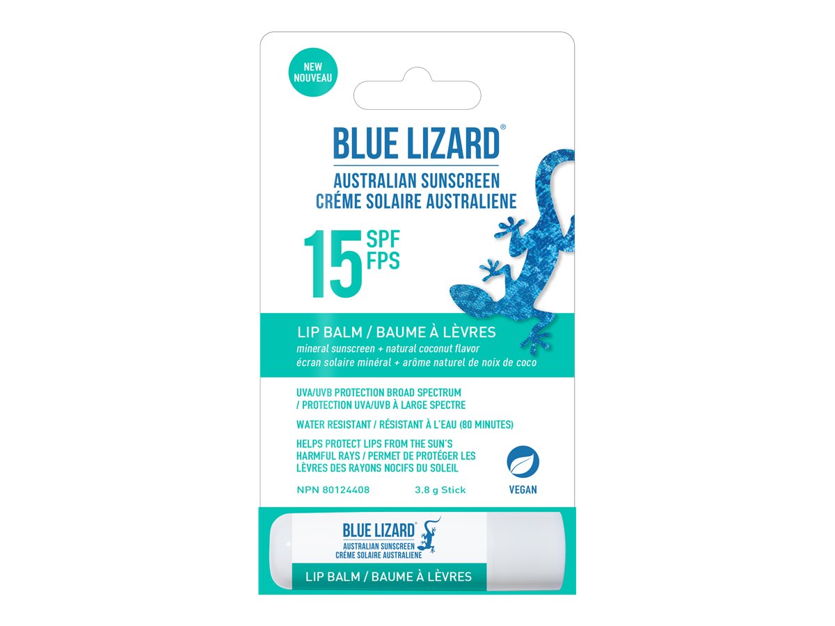 Blue Lizard Australian Sunscreen Lip Balm - SPF 15 - 3.8g